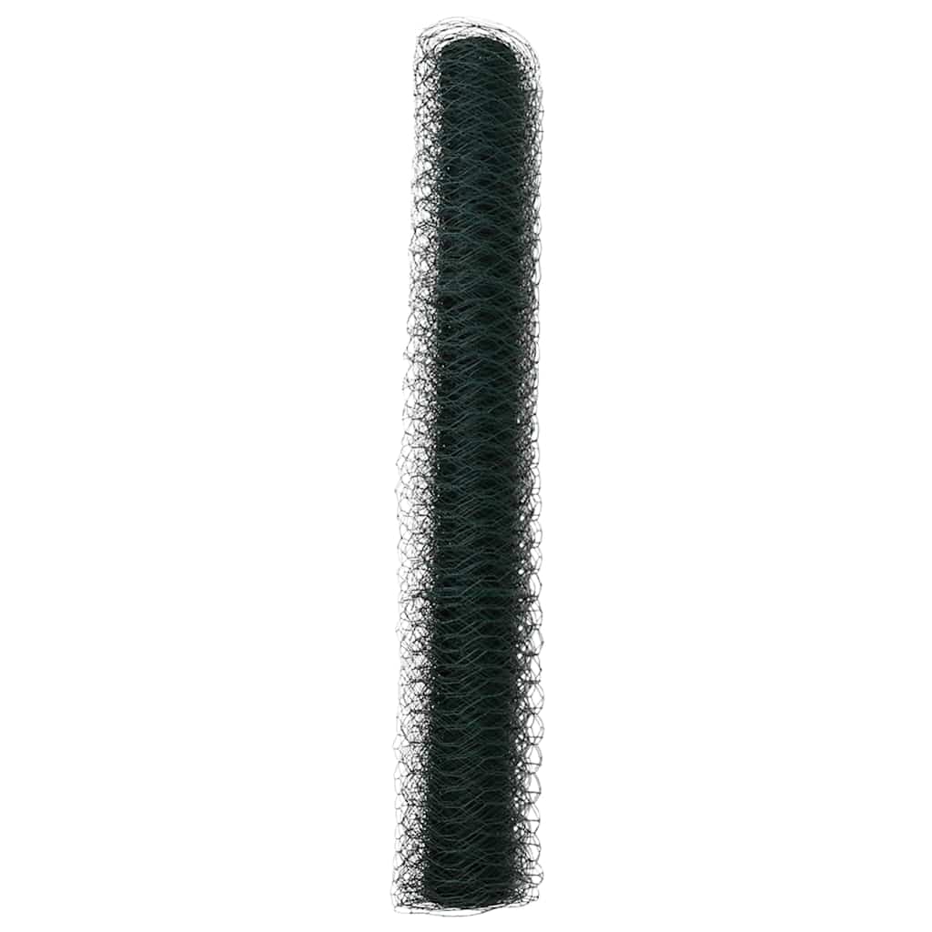 Heksagonalna ograda Zelena 1,4 x 100 m PVC