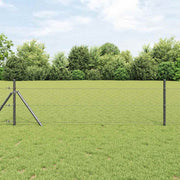 Heksagonalna ograda 1,4 x 25 m PVC Siva
