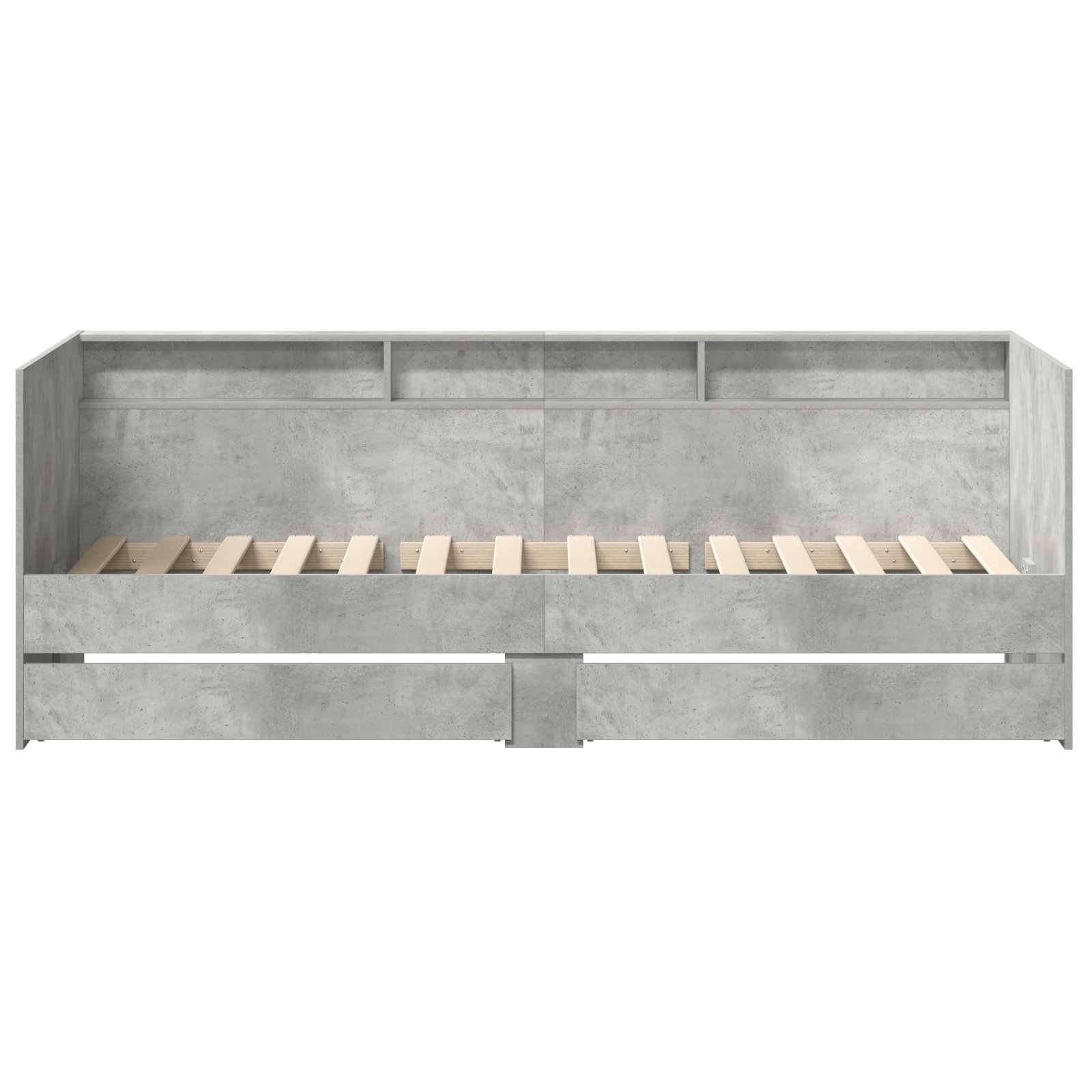 Dnevni krevet s ladicama Siva 90 x 200 cm Konstruirano drvo