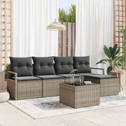 Set sofe s jastukom 6 pcs Siva poliratan