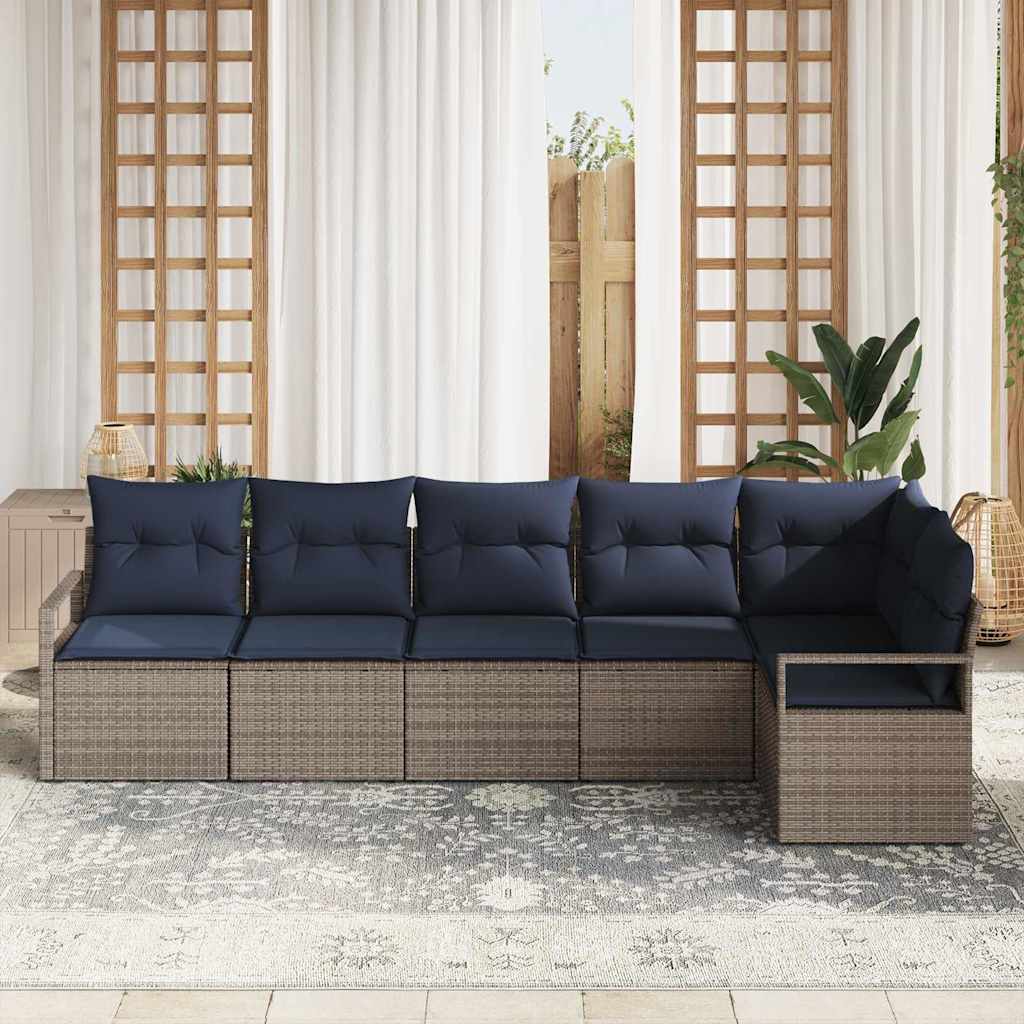 Set sofe 6 pcs Siva poliratan