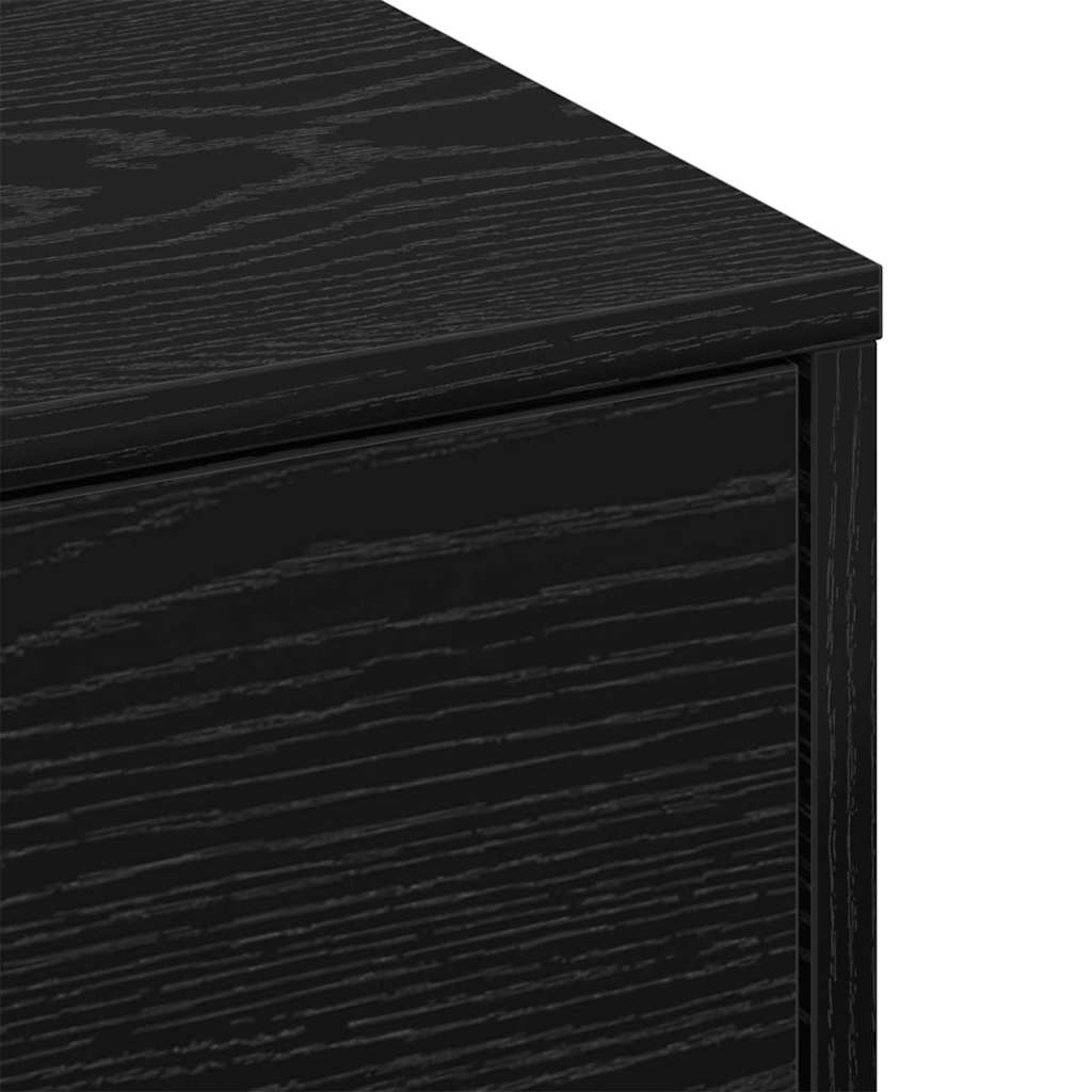 Kava Stol Crni hrast 90 x 90 x 28 cm Konstruirano drvo