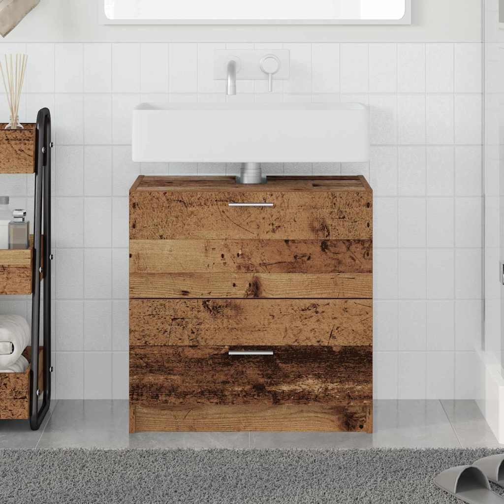 Kupaonski ormar Staro drvo 59 x 37 x 59 cm Konstruirano drvo