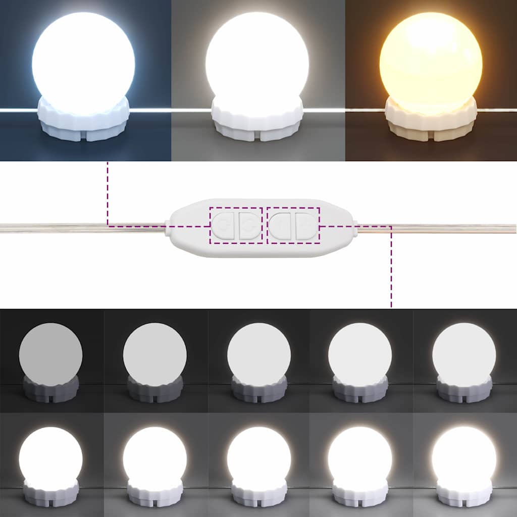 Toaletni stol Crni hrast 100 x 40 x 120 cm Konstruirano drvo