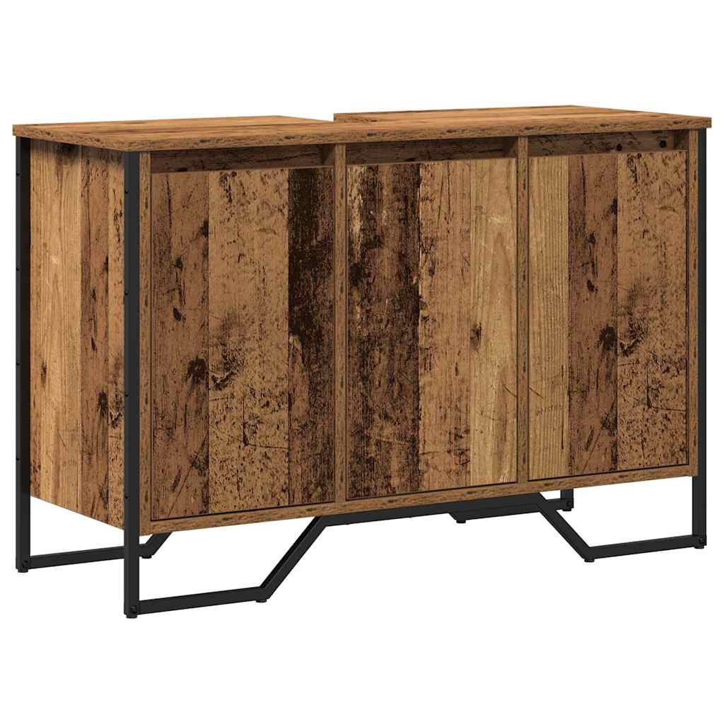 Kabinet za Sudoper Staro drvo 91 x 35 x 60 cm Konstruirano drvo