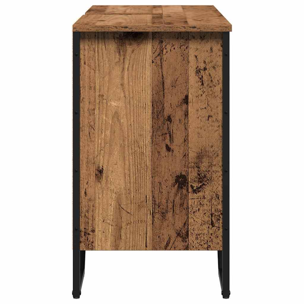 Kabinet za Sudoper Staro drvo 91 x 35 x 60 cm Konstruirano drvo