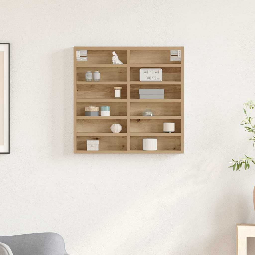 Ormar za izlaganje s policom Umjetnički hrast 60 x 8,5 x 58 cm