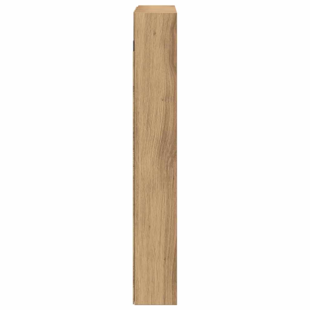 Ormar za izlaganje s policom Umjetnički hrast 60 x 8,5 x 58 cm