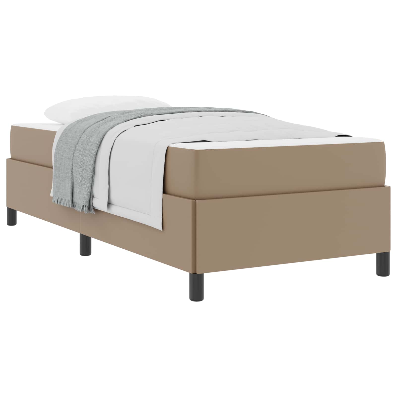 Krevetna konstrukcija Boja cappuccina 80 x 200 cm tkanina