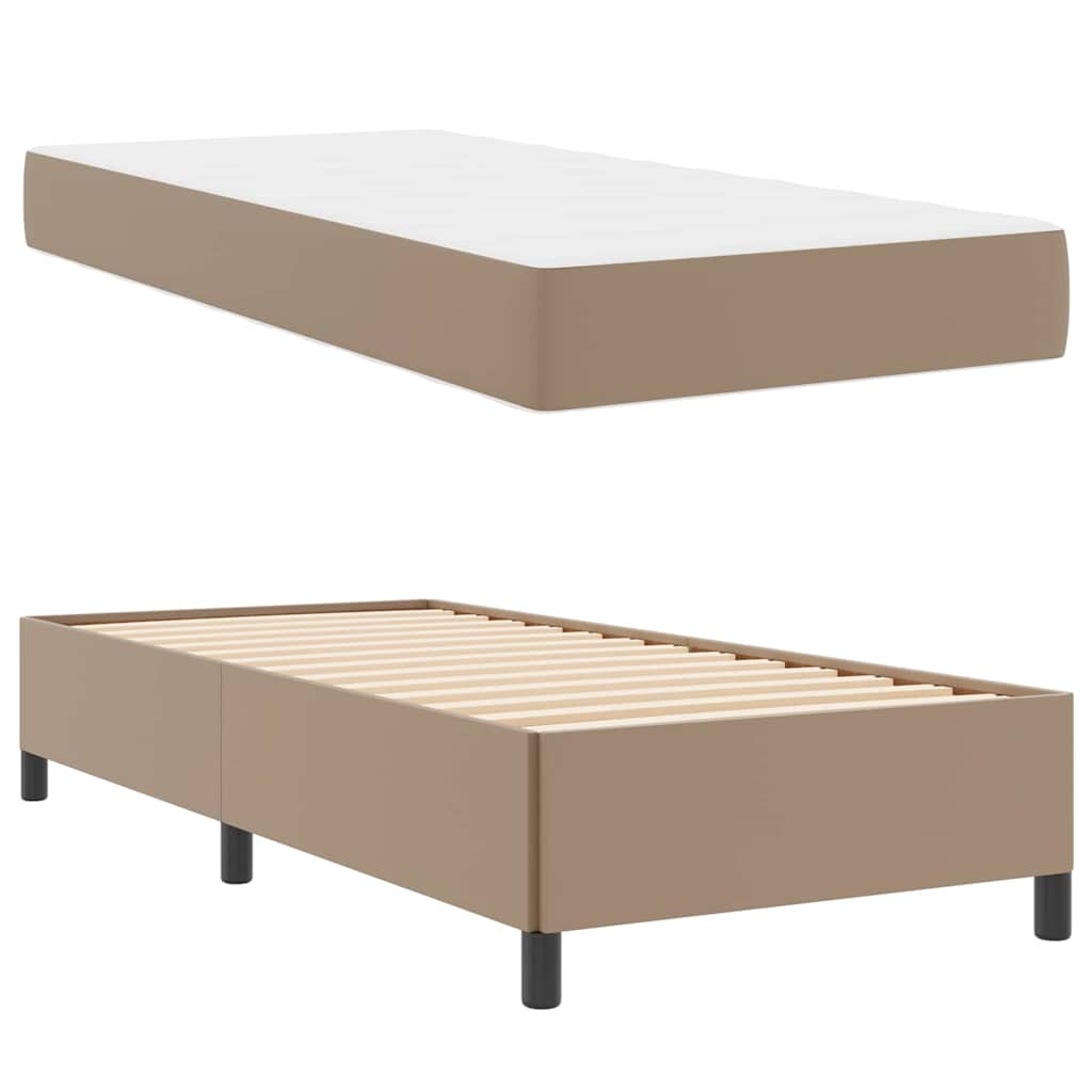 Krevetna konstrukcija Boja cappuccina 90 x 190 cm tkanina