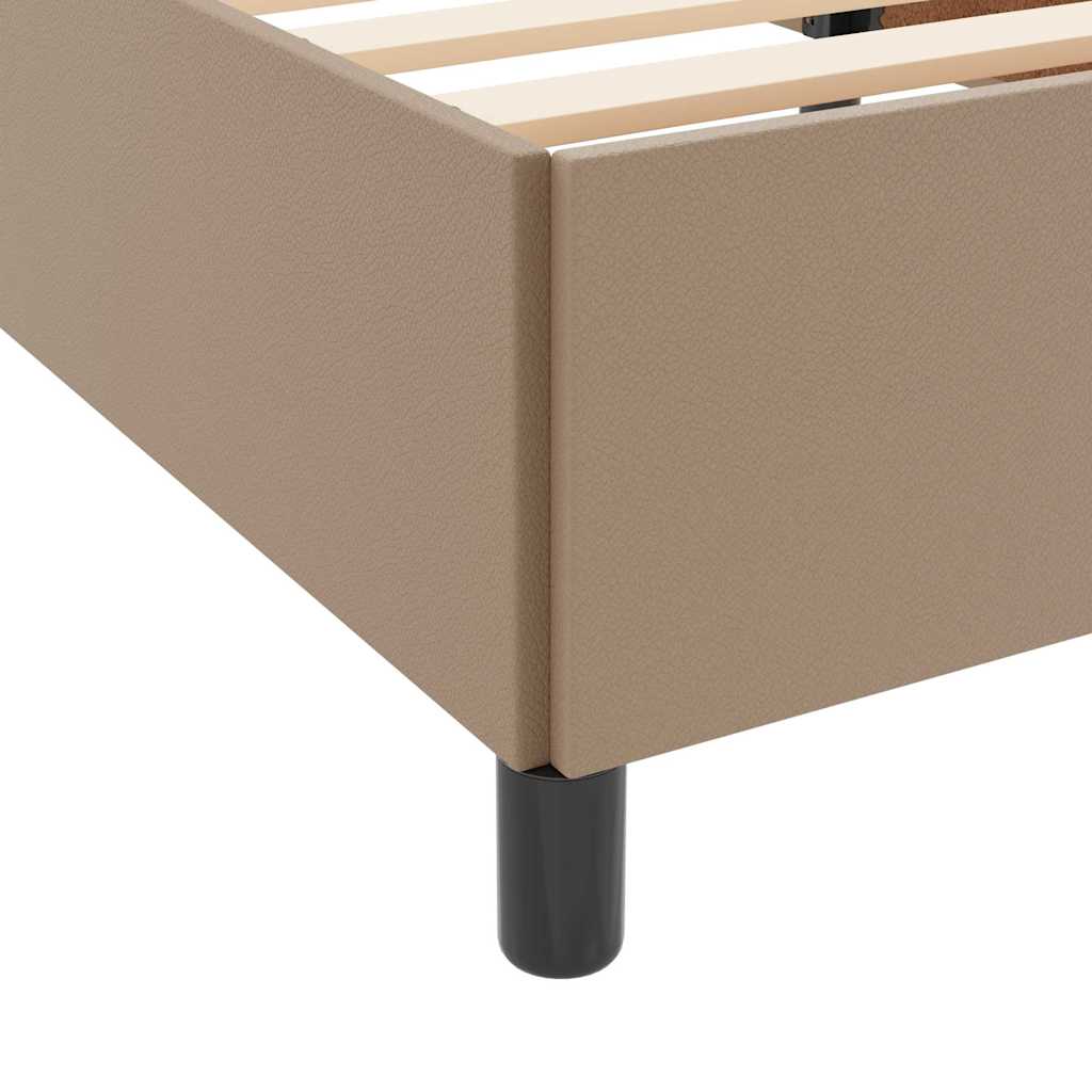 Krevetna konstrukcija Boja cappuccina 90 x 200 cm tkanina