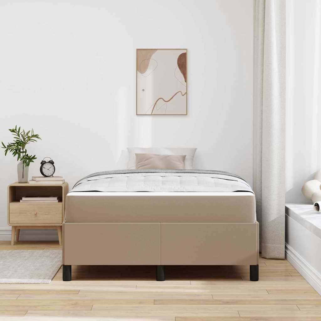 Krevetna konstrukcija Boja cappuccina 120 x 190 cm tkanina
