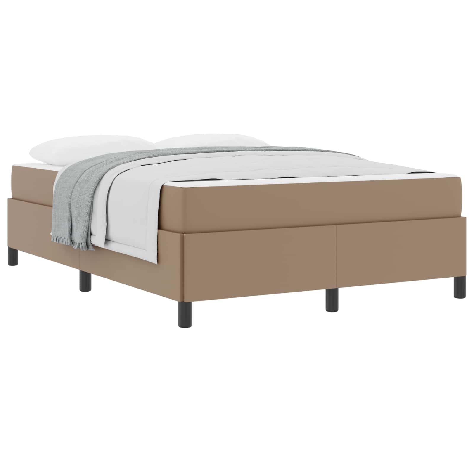 Krevetna konstrukcija Boja cappuccina 140 x 190 cm tkanina