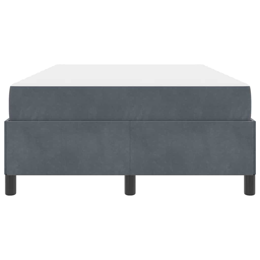 Krevetna konstrukcija Tamno siva 120 x 200 cm tkanina