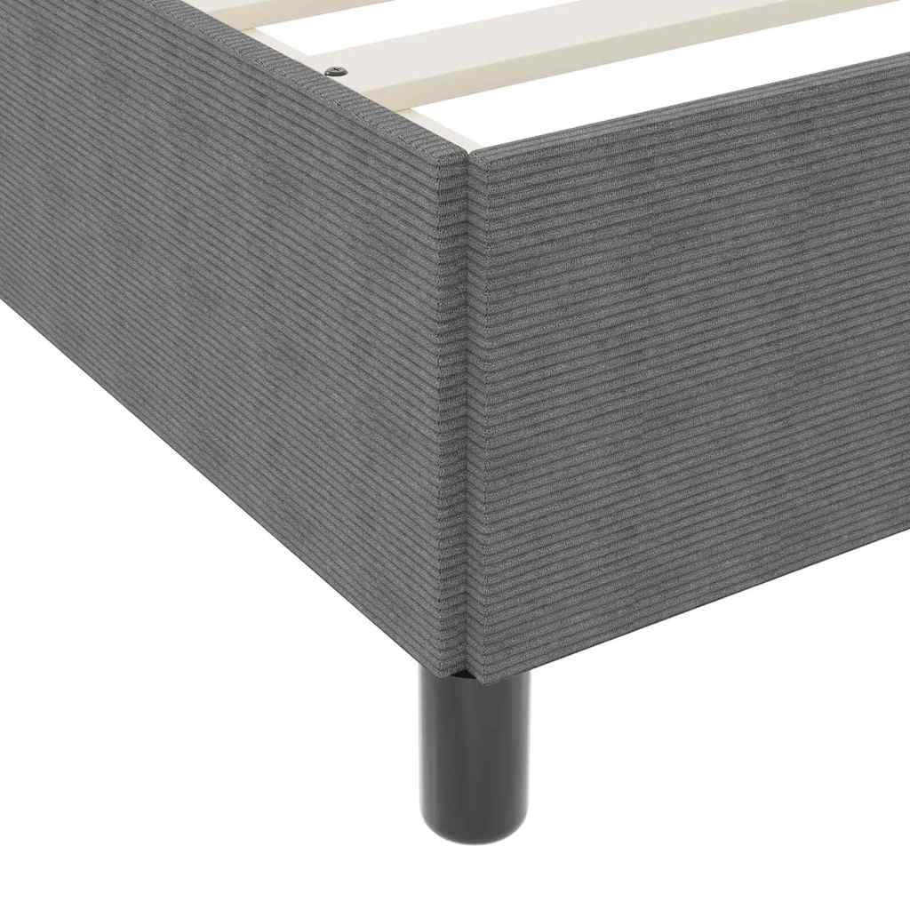 Krevetna konstrukcija Svijetlo siva 90 x 200 cm tkanina