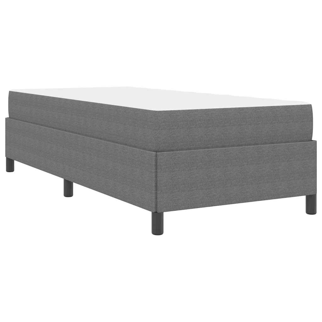 Krevetna konstrukcija Svijetlo siva 90 x 200 cm tkanina