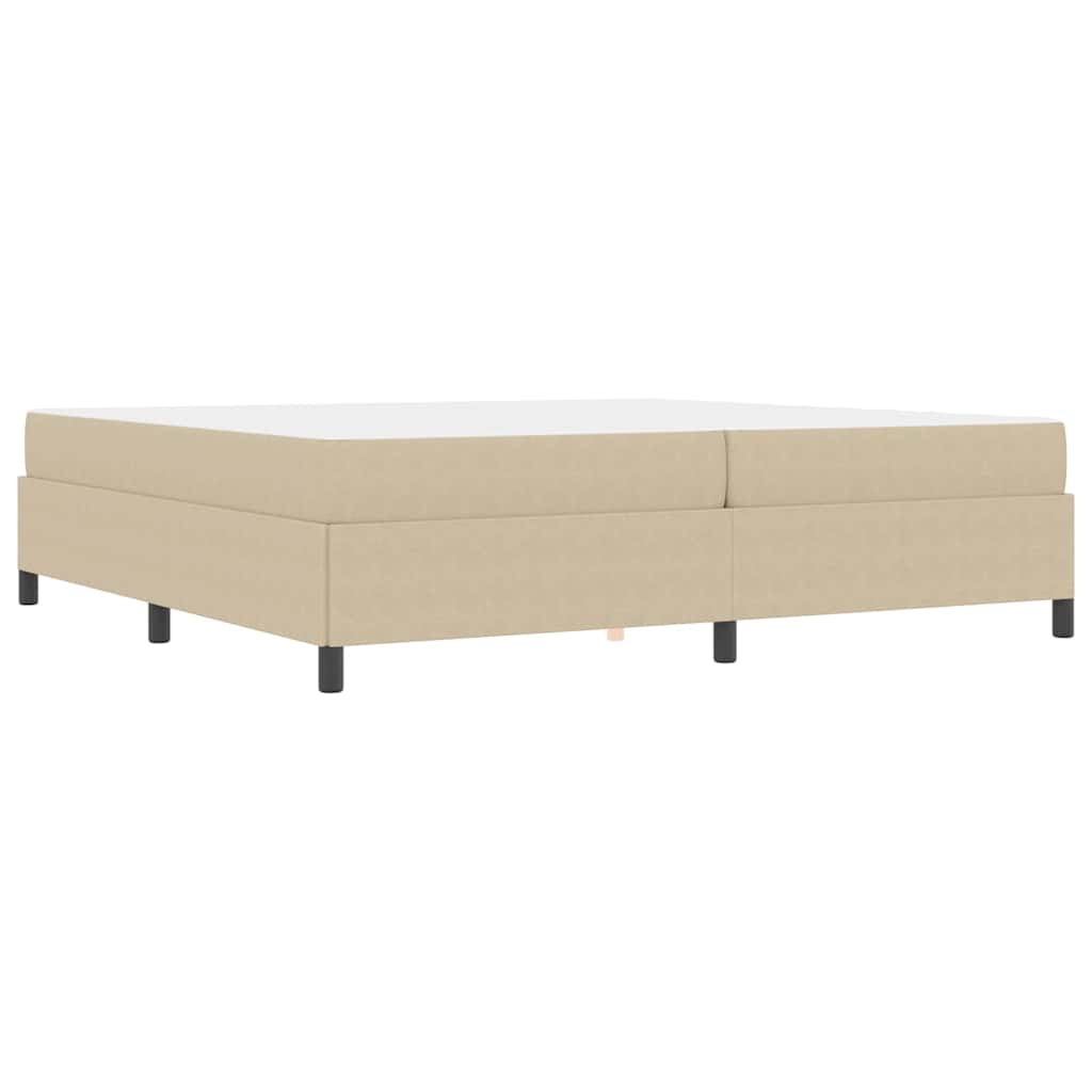 Krevetna konstrukcija Svijetlozeleni sivi 200 x 200 cm tkanina