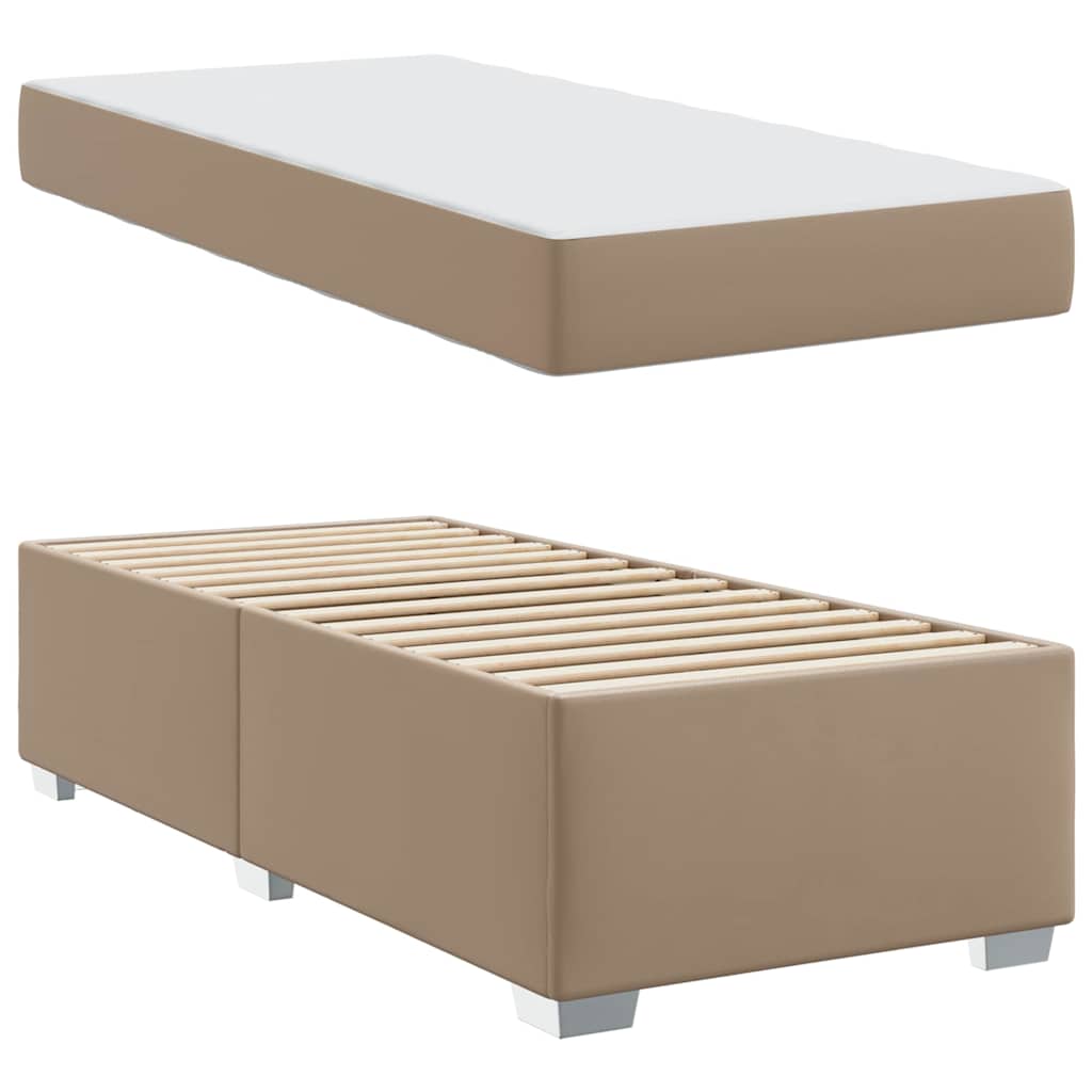 Krevetna konstrukcija Boja cappuccina 80 x 200 cm tkanina