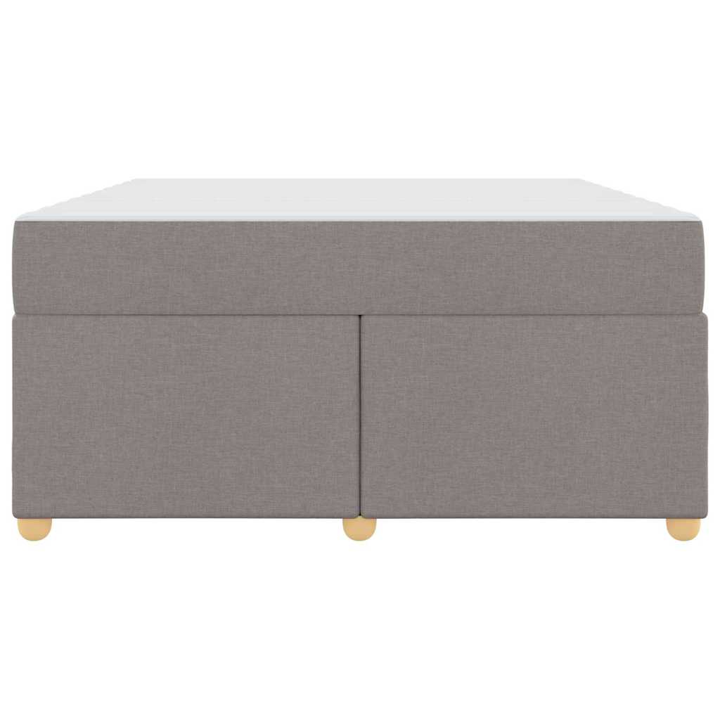 Krevetna konstrukcija Sivo-smeđa 160 x 200 cm tkanina