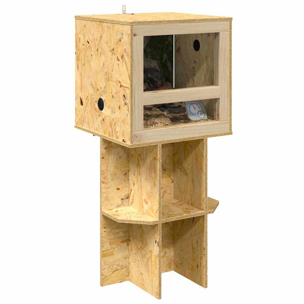 Terarij Smeđa 40 x 40 x 90 cm OSB