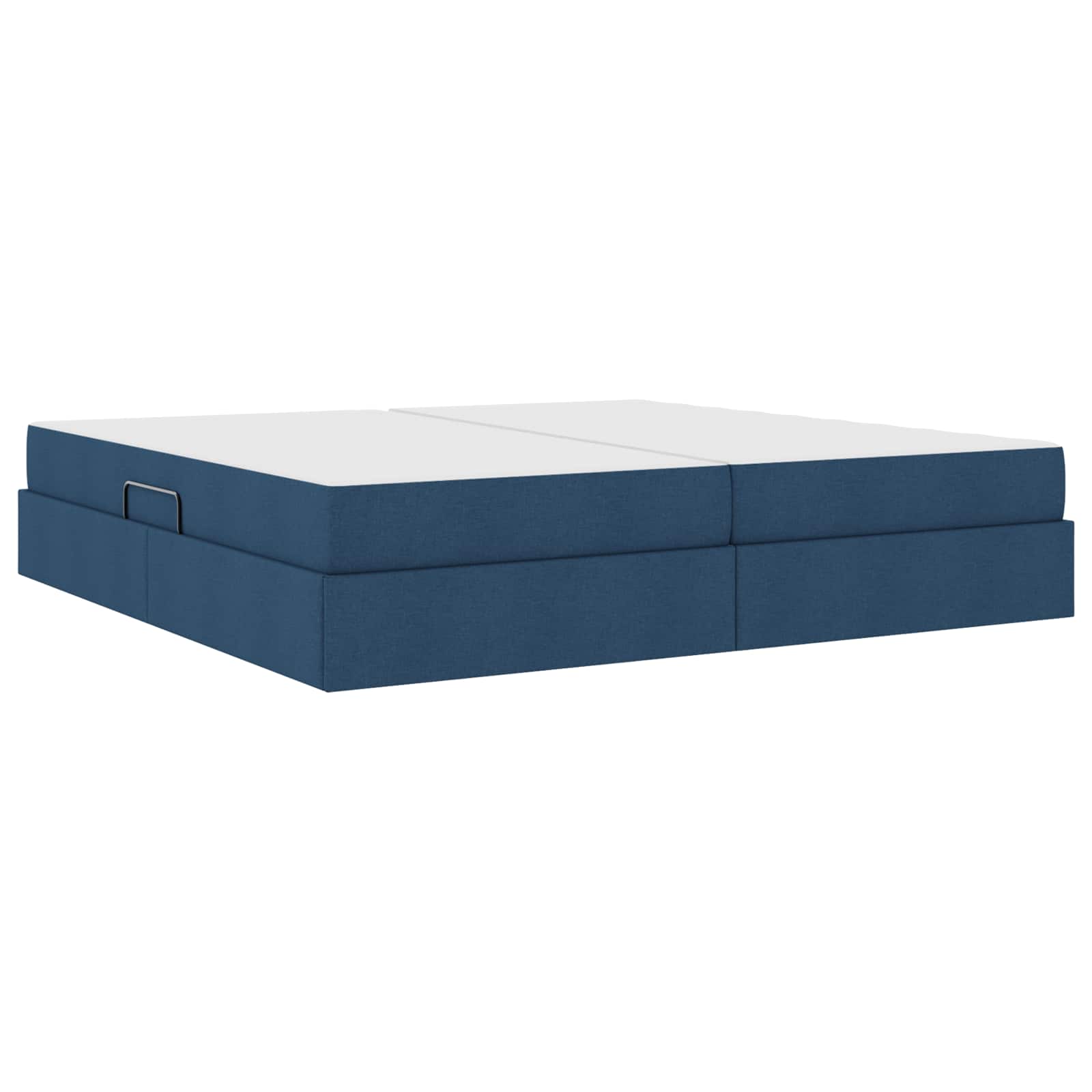 Krevet s madracem i skladištem Plava 200 x 200 cm Poliester