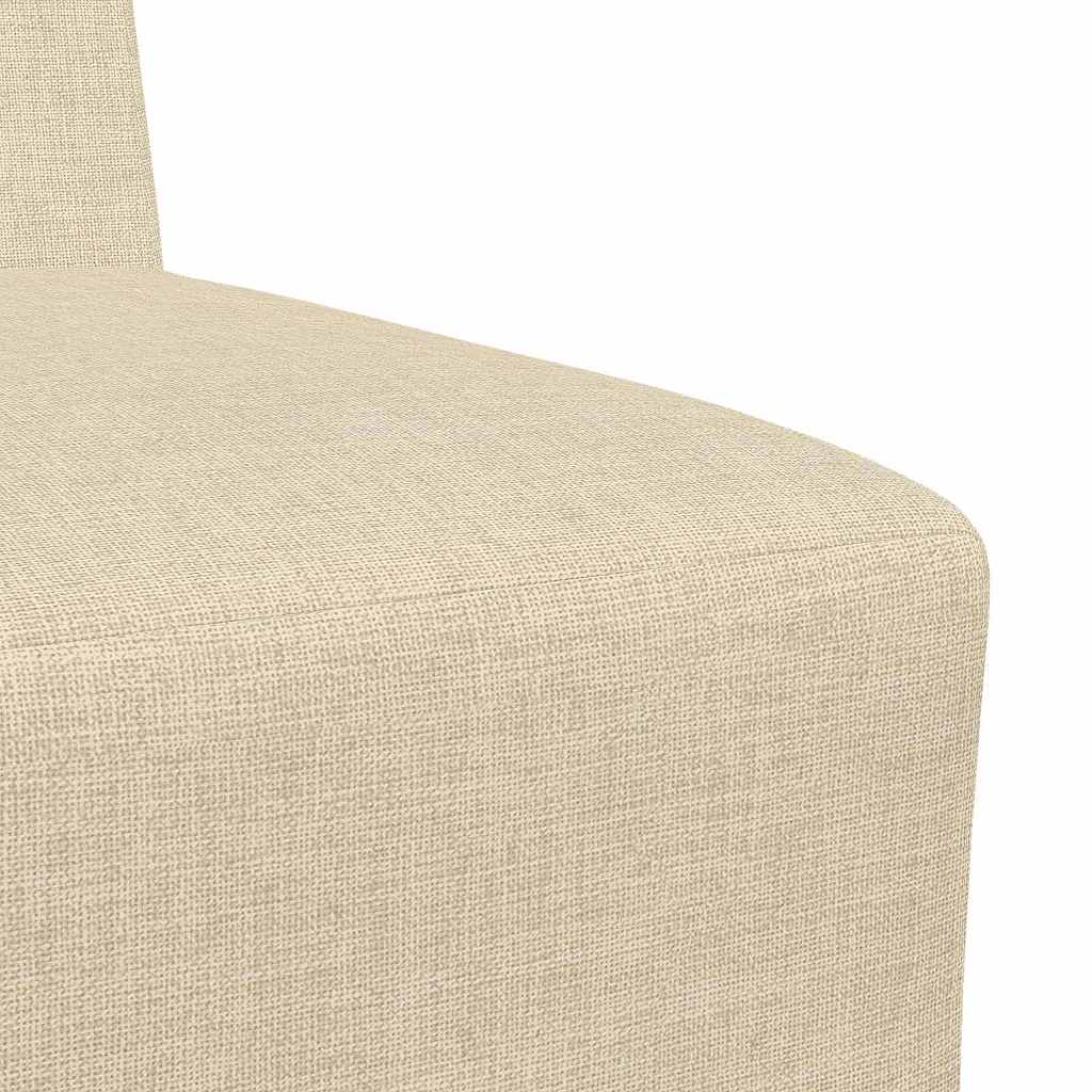 Modularna sofa bez naslona 3 pcs Krema 55 x 74 x 82 cm tkanina