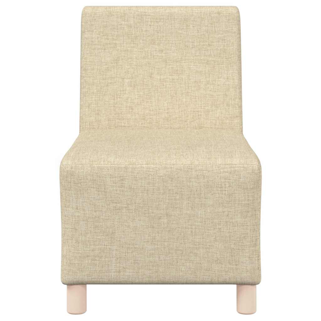 Modularna sofa bez naslona 3 pcs Krema 55 x 74 x 82 cm tkanina