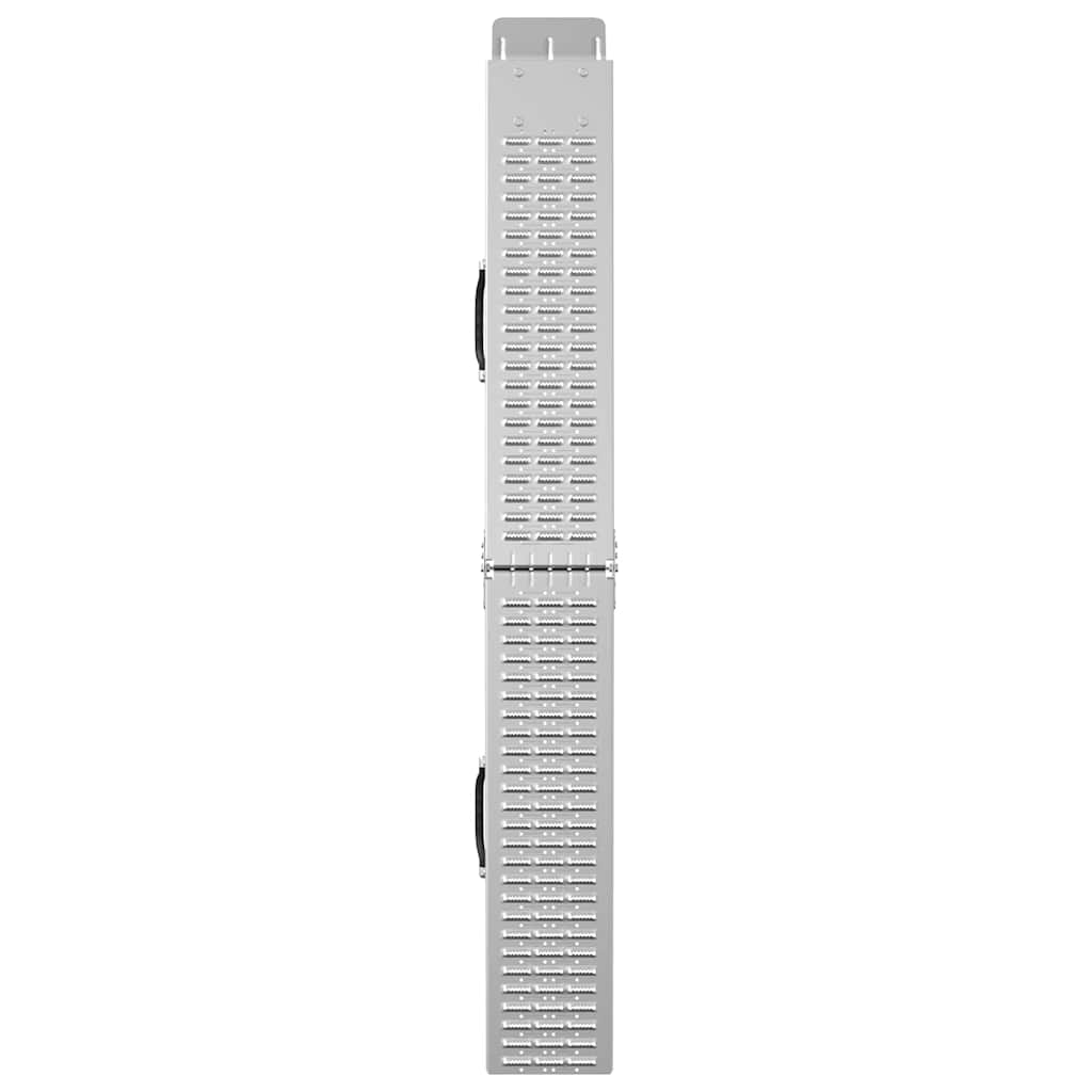 Sklopiva rampu 200kg po rampi Srebrno 186 x 23 x 4,5 cm