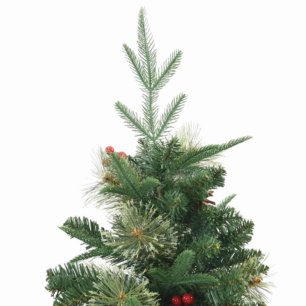 Umjetno božićno drvce s nogom Zelena 150 cm PVC, PE i čelik
