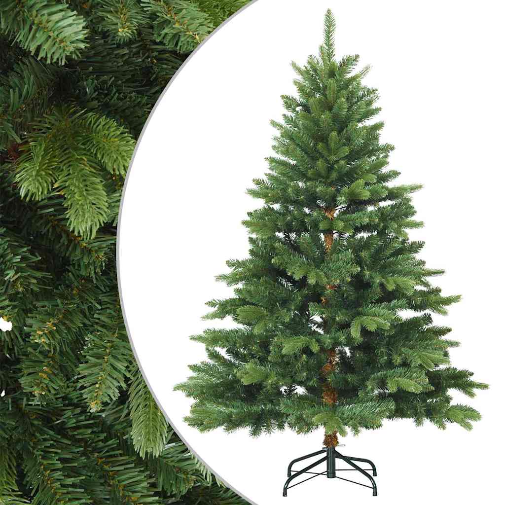 Umjetno božićno drvce s nogom Zelena 120 cm PVC, PE i čelik