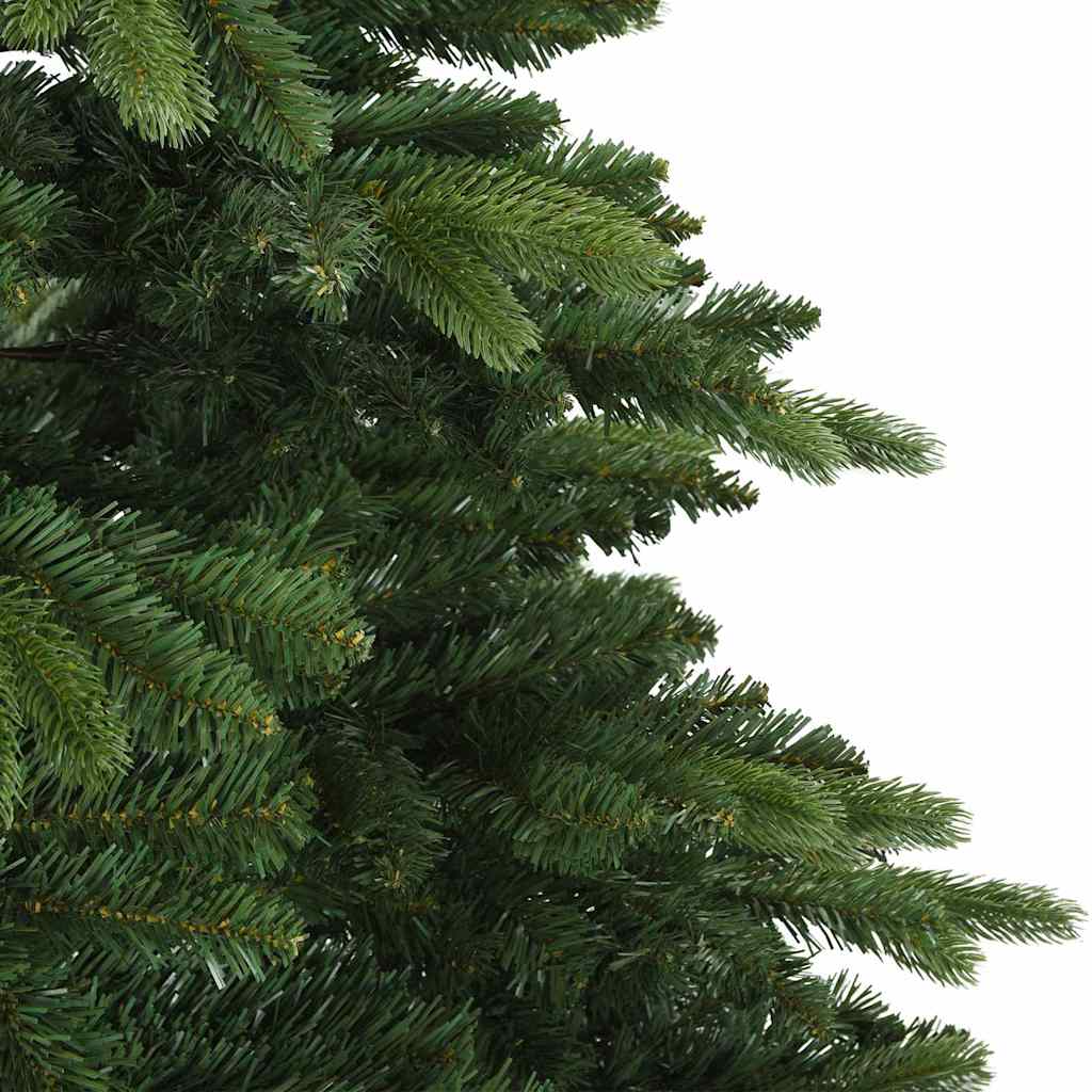 Umjetno božićno drvce s nogom Zelena 180 cm PVC, PE i čelik