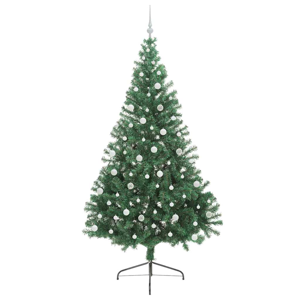 Umjetno predsvijetljeno božićno drvce Zelena 240 cm PVC