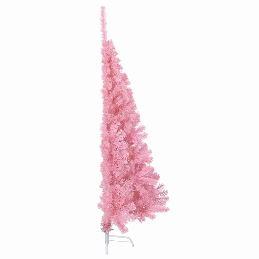 Umjetno predsvijetljeno božićno drvce Ružičasta 150 cm PVC