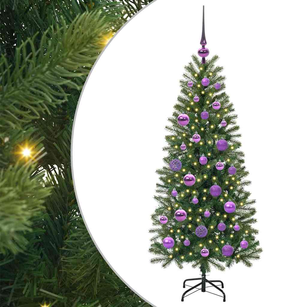 Umjetno božićno drvce s stalakom Zelena 120 cm PE i PVC