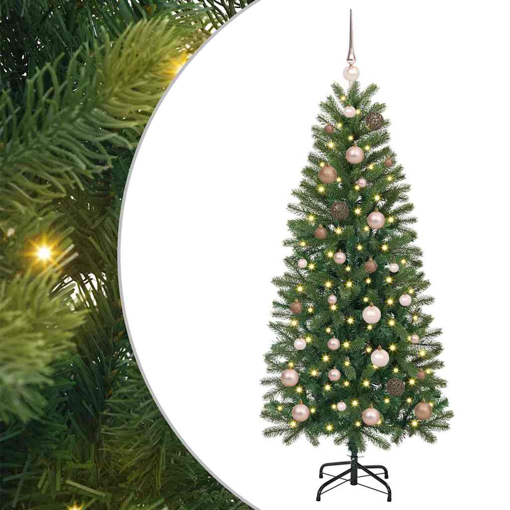 Umjetno božićno drvce s stalakom Zelena 150 cm PE i PVC