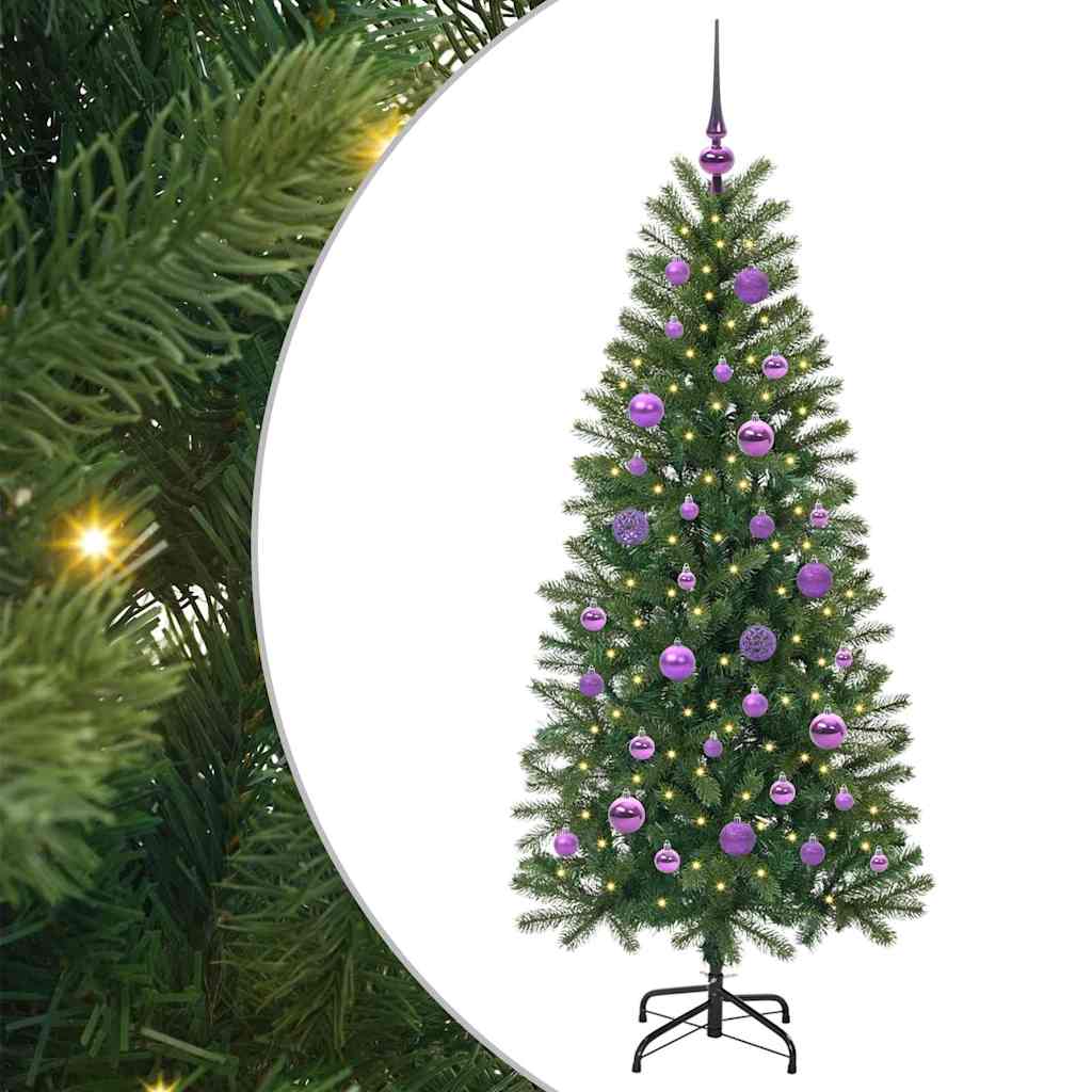 Umjetno božićno drvce s stalakom Zelena 150 cm PE i PVC