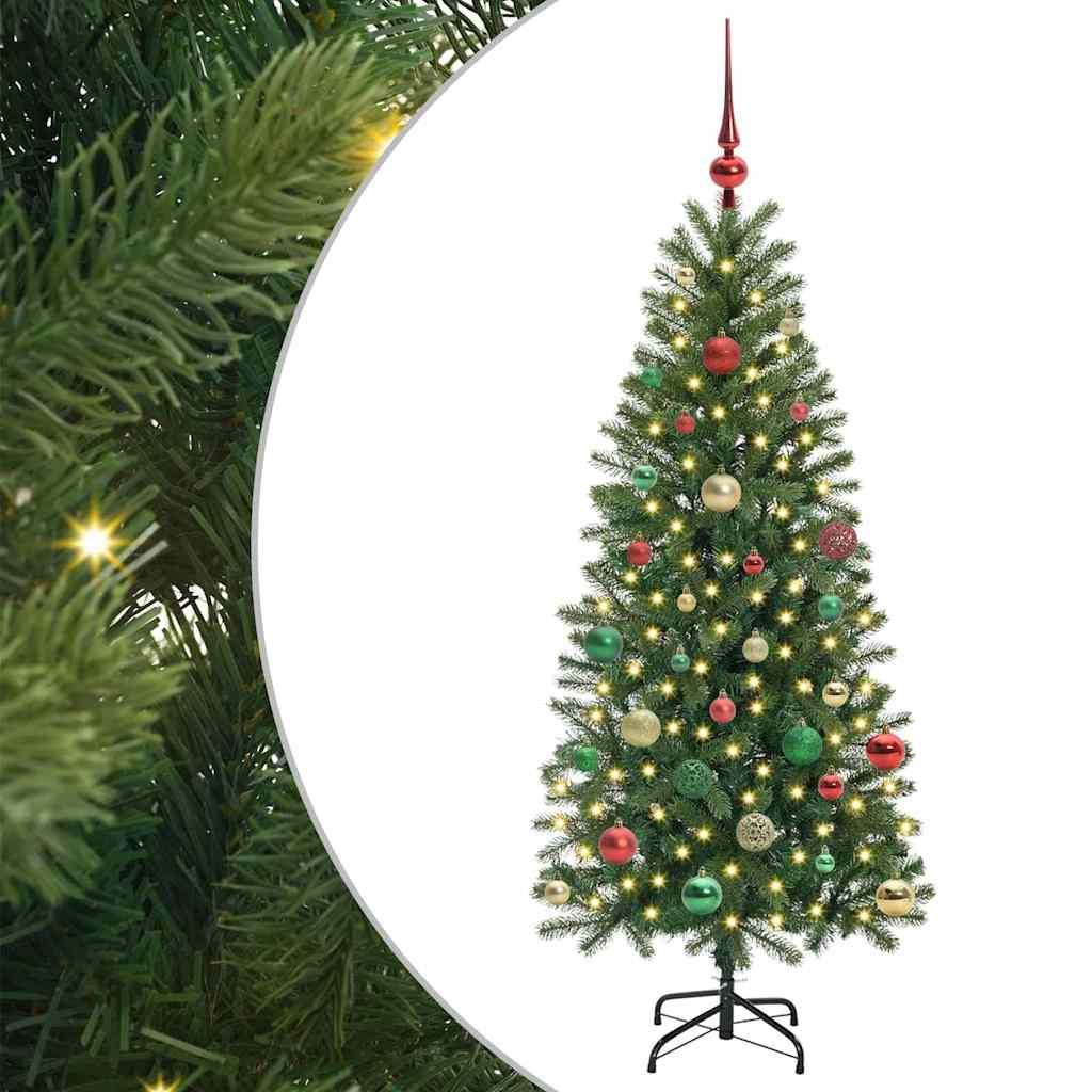 Umjetno božićno drvce s stalakom Zelena 150 cm PE i PVC