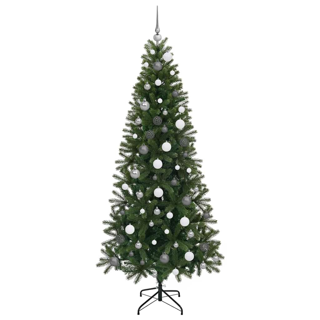 Umjetno božićno drvce s stalakom Zelena 210 cm PE i PVC