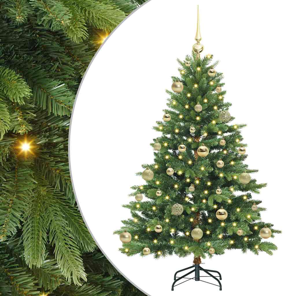 Umjetno božićno drvce s stalakom Zelena 120 cm PE i PVC