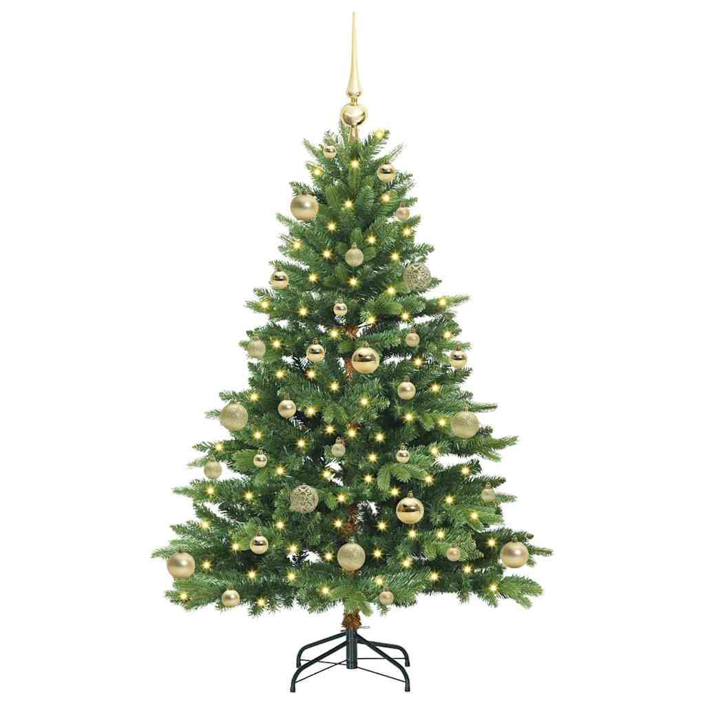Umjetno božićno drvce s stalakom Zelena 120 cm PE i PVC