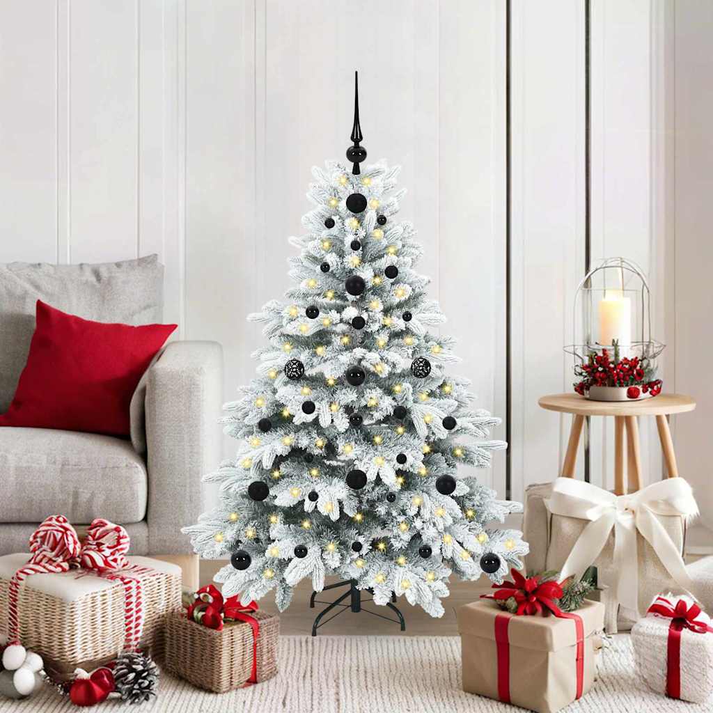 Umjetno božićno drvce s stalakom Bijelo 120 cm PE i PVC