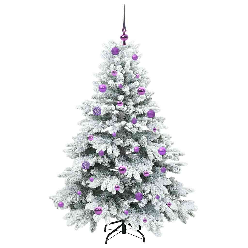 Umjetno božićno drvce s stalakom Bijelo 150 cm PE i PVC