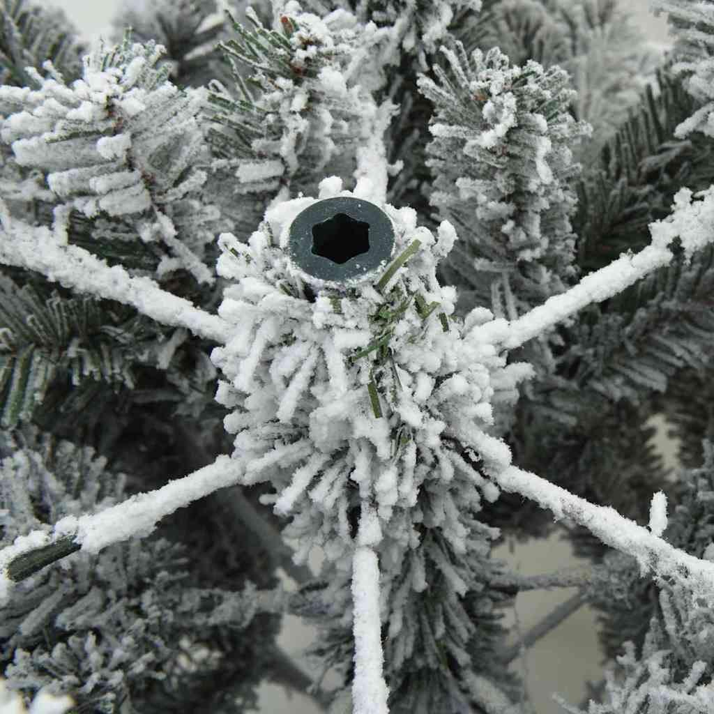 Umjetno božićno drvce s stalakom Bijelo 210 cm PE i PVC