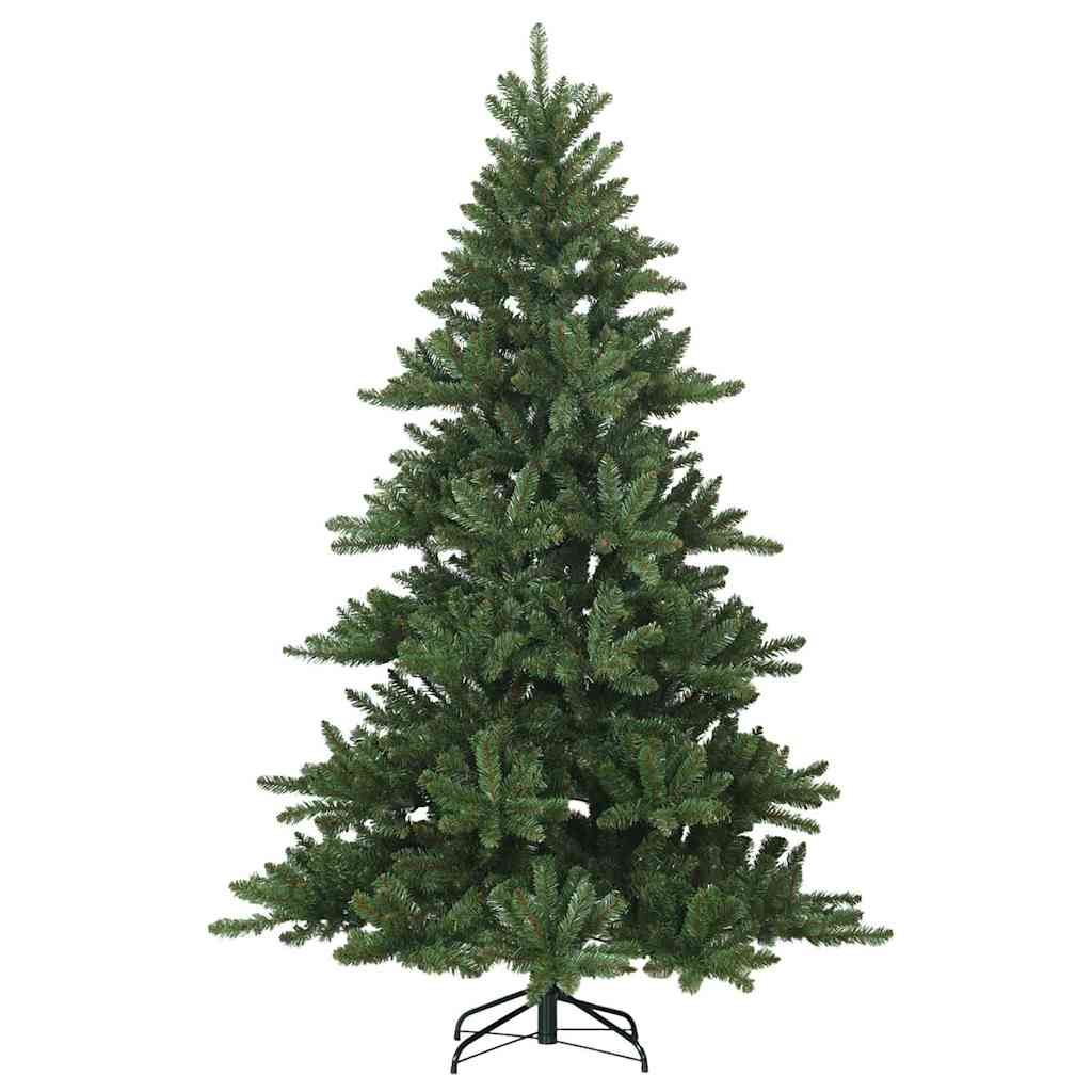 Umjetno božićno drvce s nogom Zelena 180 cm PVC i čelik