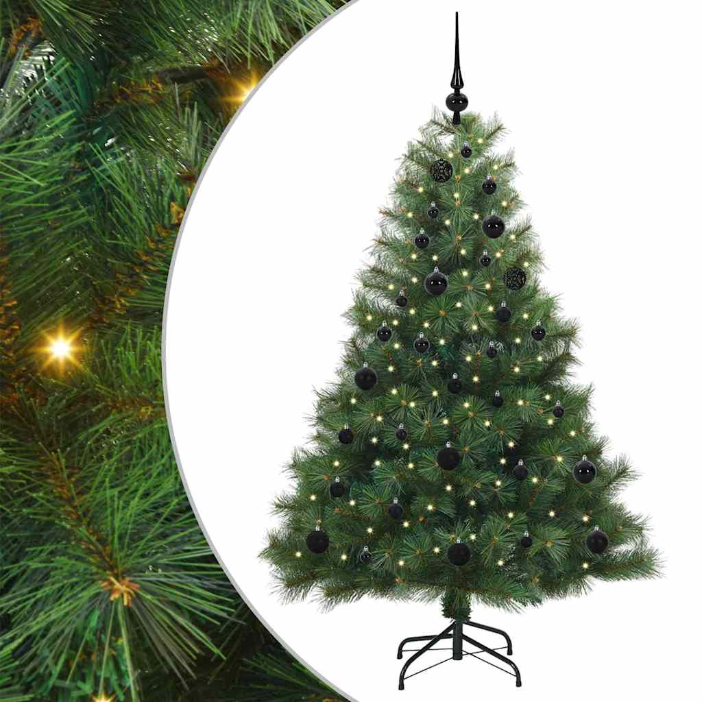 Umjetno božićno drvce s stalakom Zelena 150 cm PE i PVC 94 x 94 x 150 cm