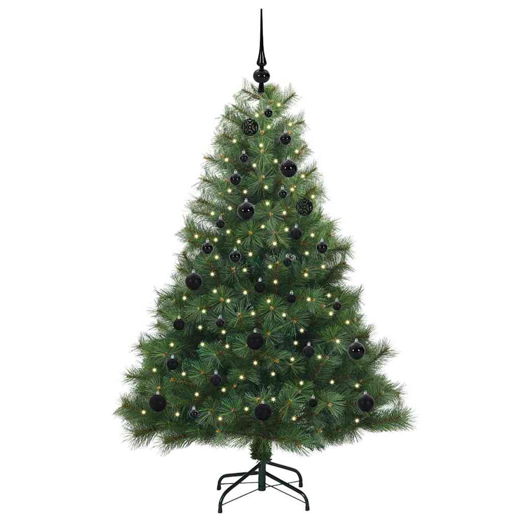 Umjetno božićno drvce s stalakom Zelena 150 cm PE i PVC 94 x 94 x 150 cm