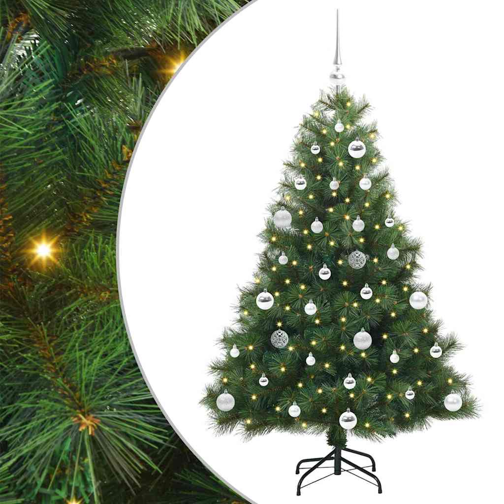 Umjetno božićno drvce s stalakom Zelena 150 cm PE i PVC 94 x 94 x 150 cm