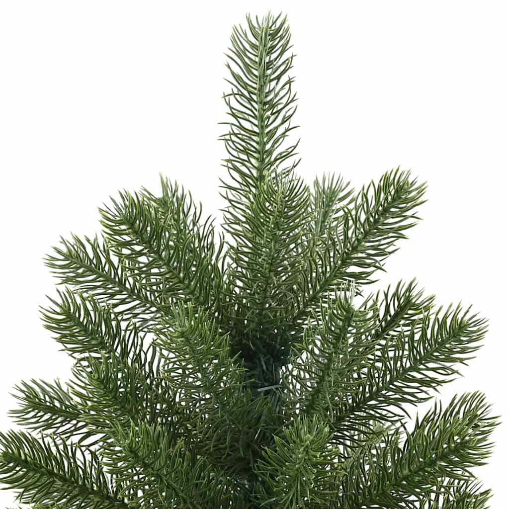 Umjetno božićno drvce s stalakom Zelena 240 cm PVC, PE i čelik