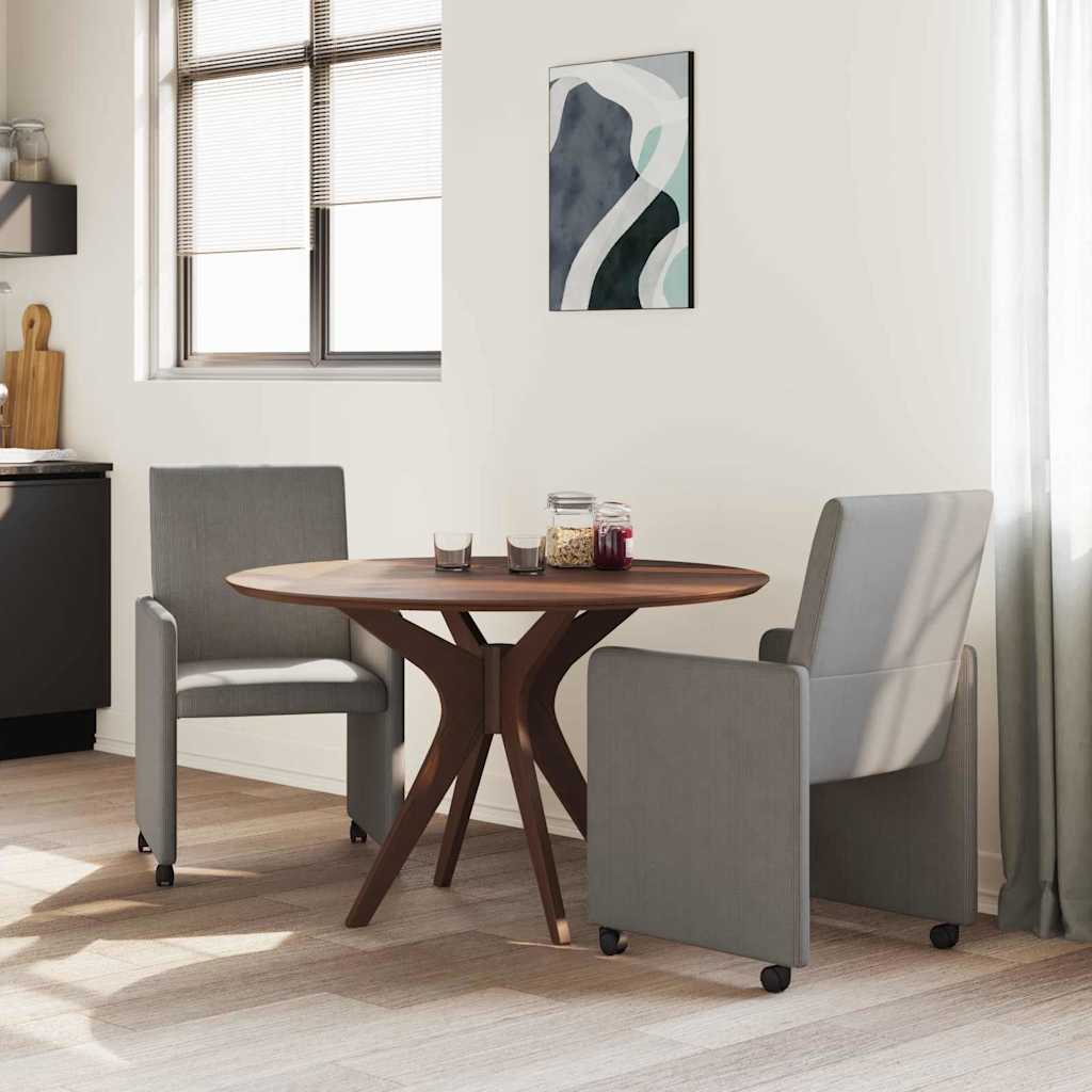 Blagovačke stolice s kotačima 2 pcs Svjetlosiva 57 x 66 x 94 cm