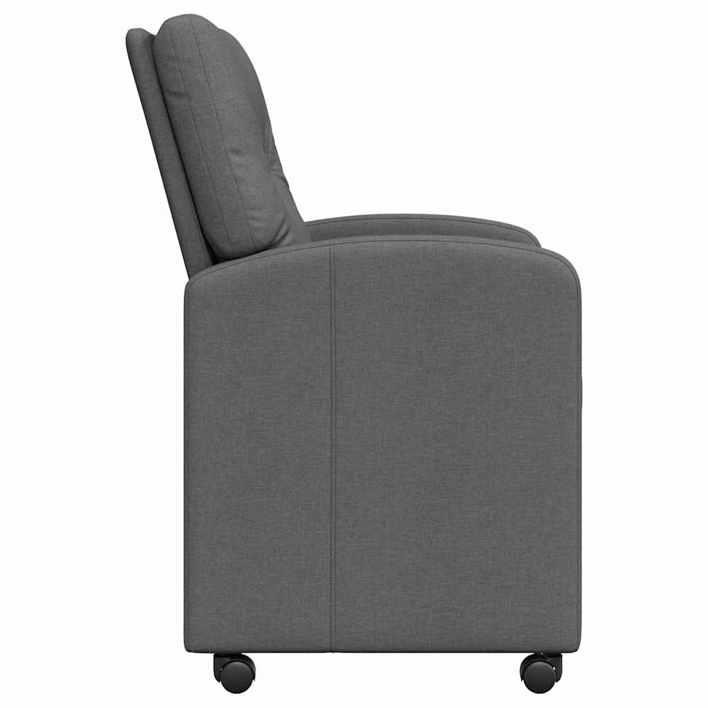 Blagovačke stolice s kotačima 2 pcs Tamno siva 57 x 67 x 95 cm